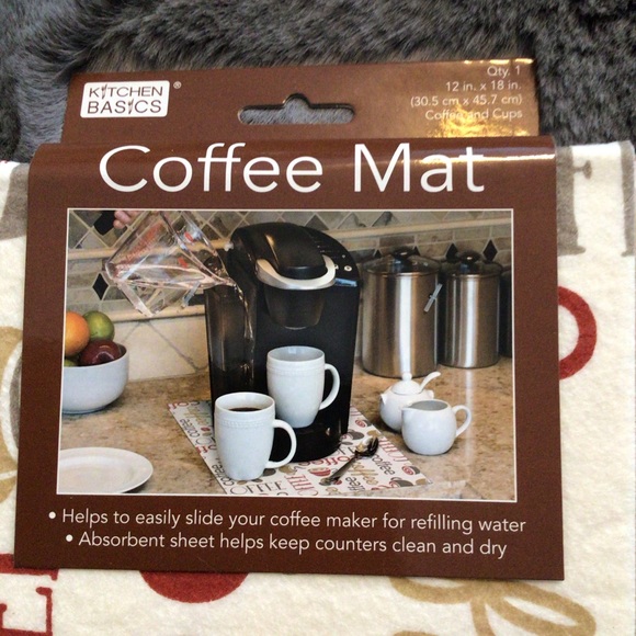 BOGO! Kitchen Basics Coffee Mat NWT - Picture 3 of 4